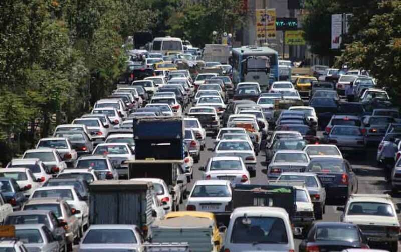 وضعیت ترافیک معابر اصلی پایتخت در نخستین صبح پاییزی